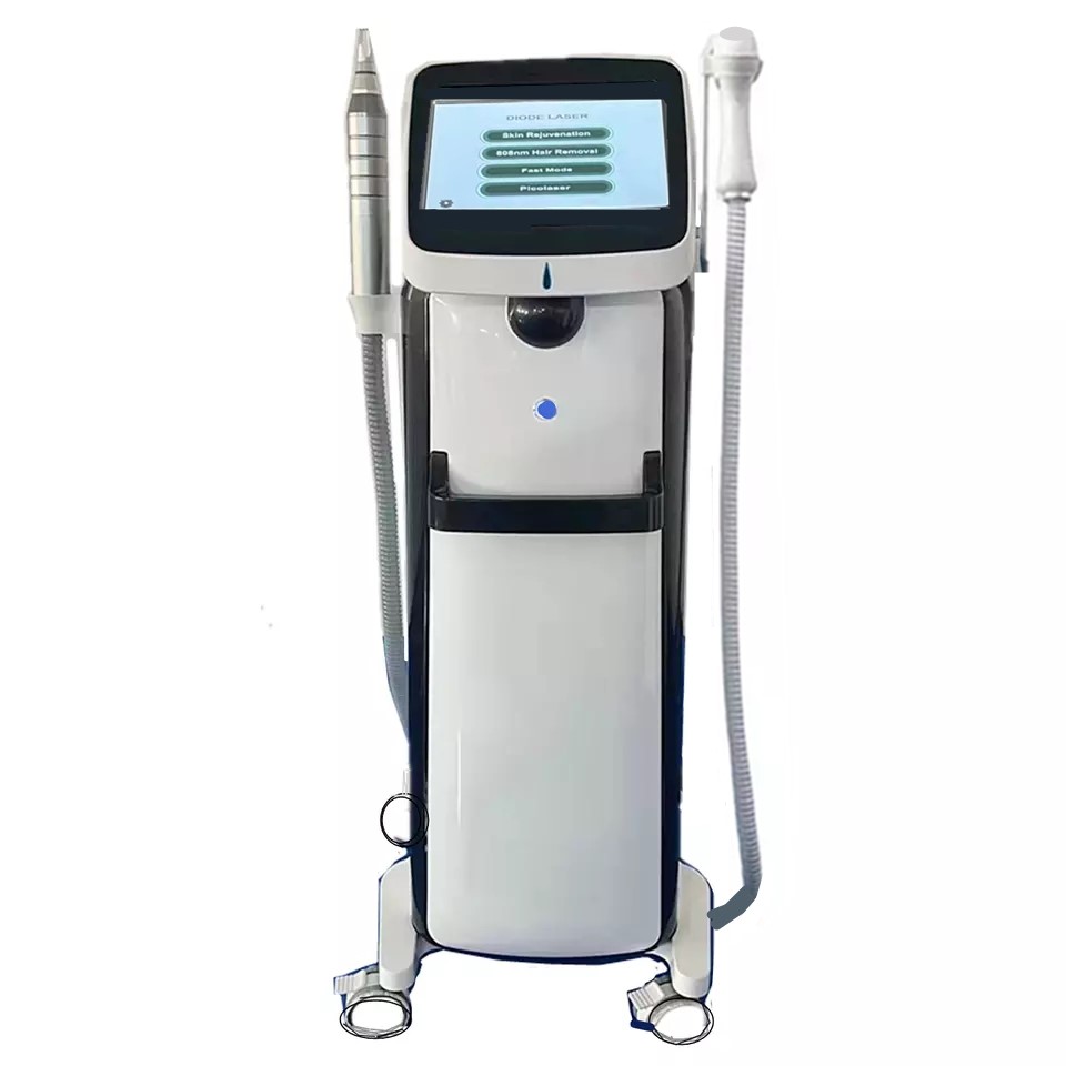 2 in 1 picosecond and 808nm diode laser hair removal Machine